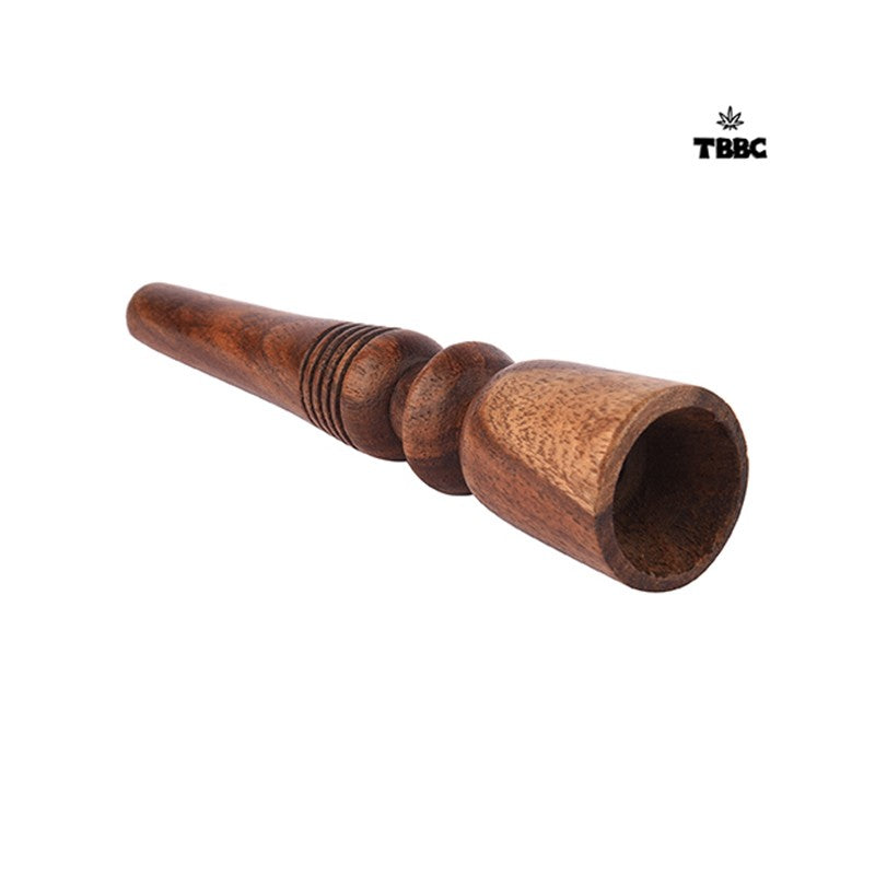 TBBC Wooden Pipe Chillum - 6 inches