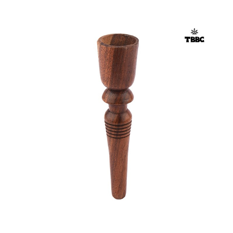 TBBC Wooden Pipe Chillum - 6 inches