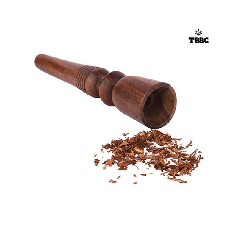 TBBC Wooden Pipe Chillum - 6 inches