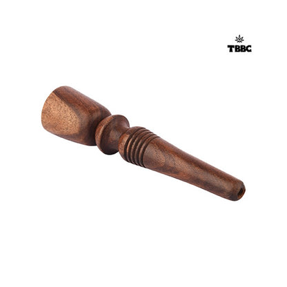 TBBC Wooden Pipe Chillum - 6 inches