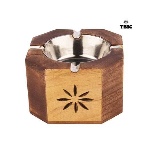 TBBC Wooden Leaf Ashtray