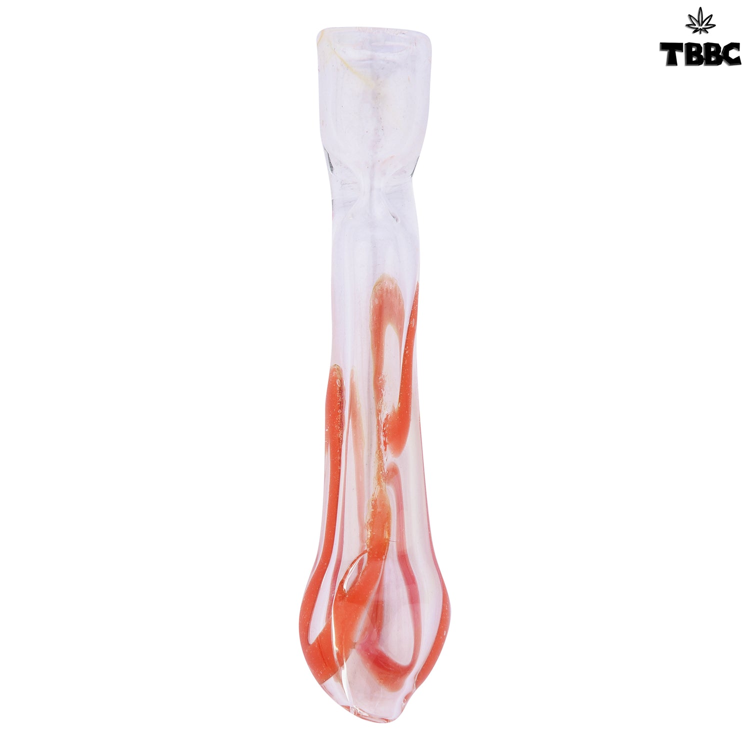 Orange glass one hitter weed hand pipe pocket size THEBOOMBOXCLUB, instant delivery one hitters for weed in delhi ncr