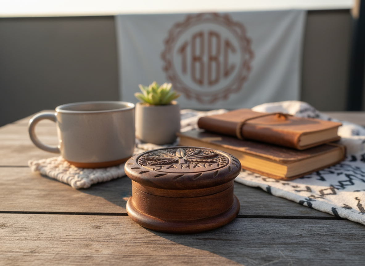 TBBC Jamaica Heritage Grinder 63mm | 2 Part Herb Crusher