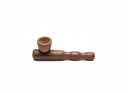 Acacia Smoking 4 inch Handcrafted hand Pipe with 10mm Screens