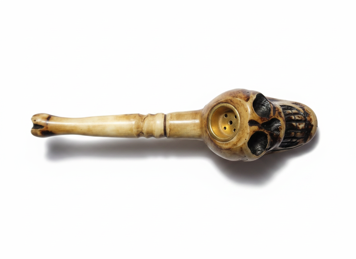 skull and bones smoking weed pipe instant delivery in delhi ncr INDIA