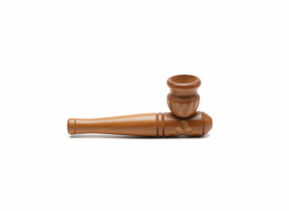 4 inch "Sesh Stick" Wooden Bowl Pipe + 10mm Screens