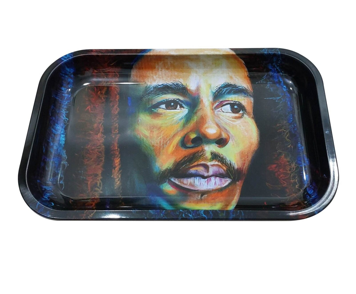 Bob Marley Rolling Tray - 7.5x11.5