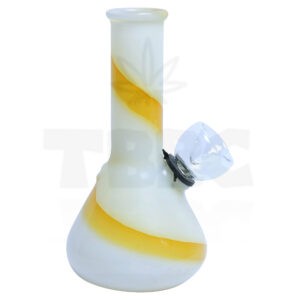 Yellow/Purple Strip 5 Inch Bong