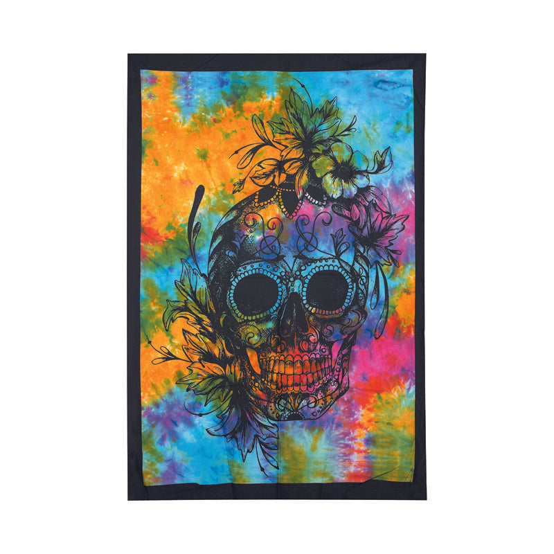 Zombie Skull Tapestry 42X29