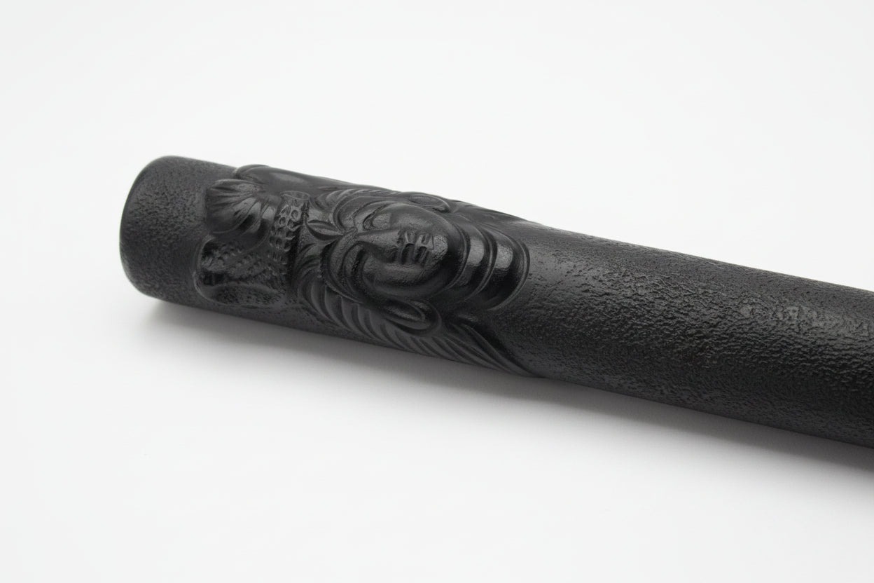 TBBC shiva black chillum closeup shiva face