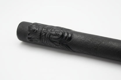 TBBC shiva black chillum closeup shiva face