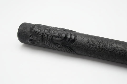 TBBC shiva black chillum closeup shiva face