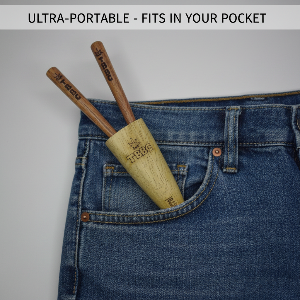 TBBC Double Barrel Wood Joint Holder - 2 in 1 J Holder