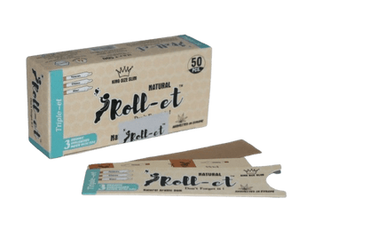 Natural Unbleached Rollet - King size 3+3 Box