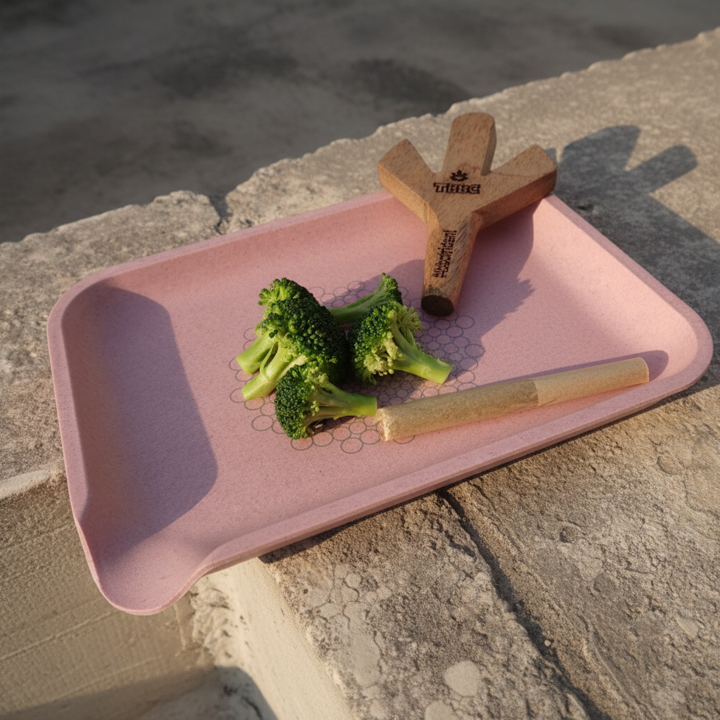 rolling tray with a pre rolled joint and trident j holder instant delivery