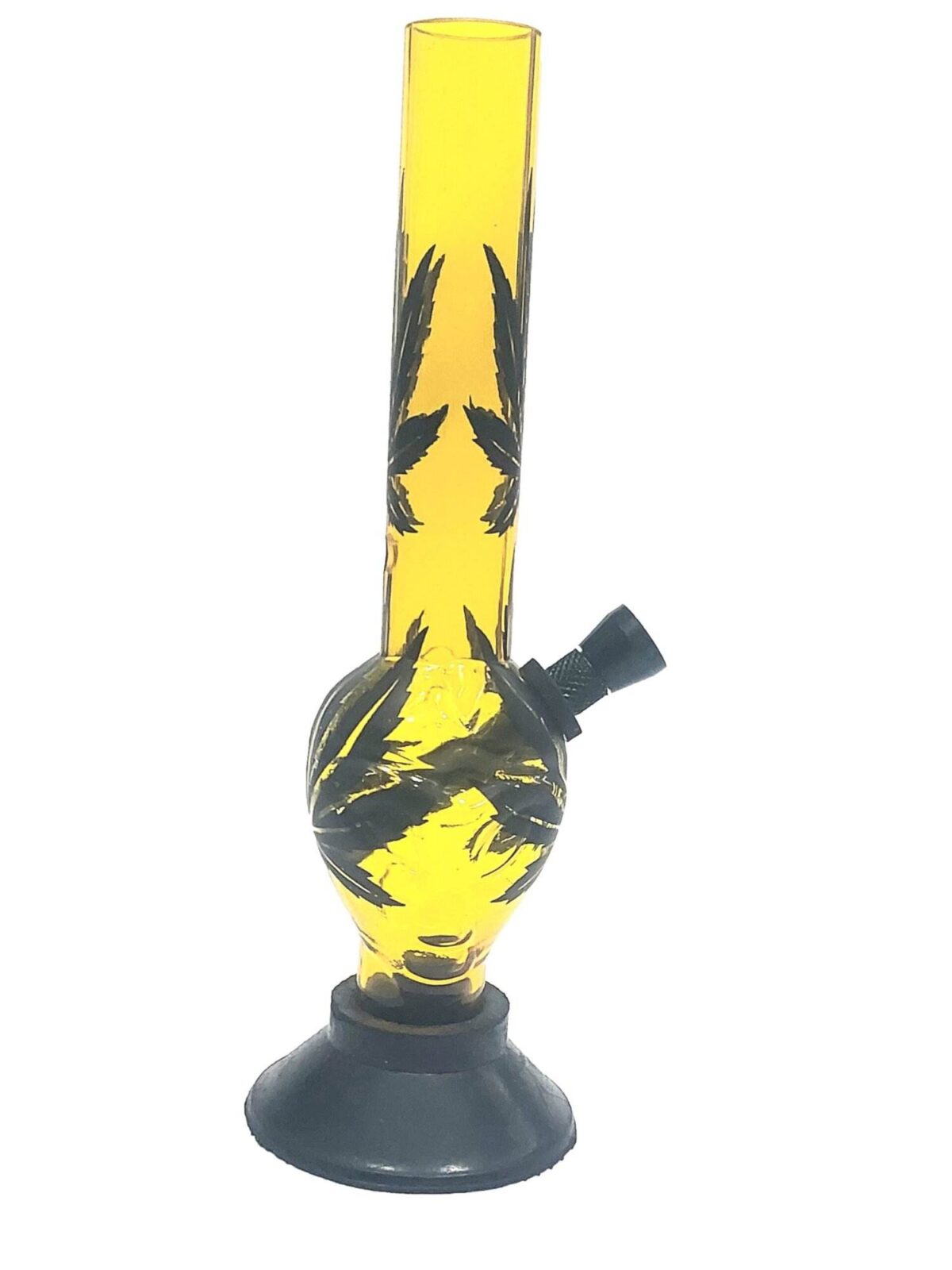 Alien Leaf Acrylic Bong 8"