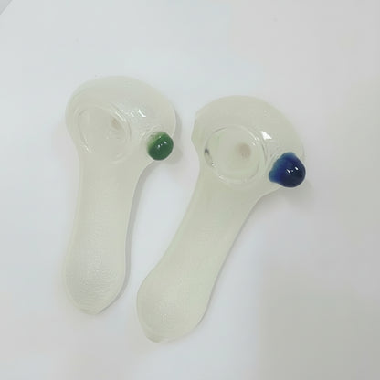glass radium smoking hand pipe, one hitter easy to carry