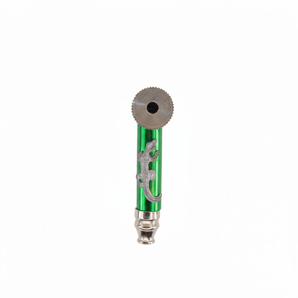 Green metal tool with a circular blade on a white background.
Green metal tool with a circular blade on a white background, smoking metal pipes for alone sesh one hitters, instant delivery for weed smoking pipes  stoners 420 accessories