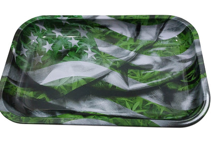 Maryjane Flag Rolling Tray - 7.5x11.5 inches