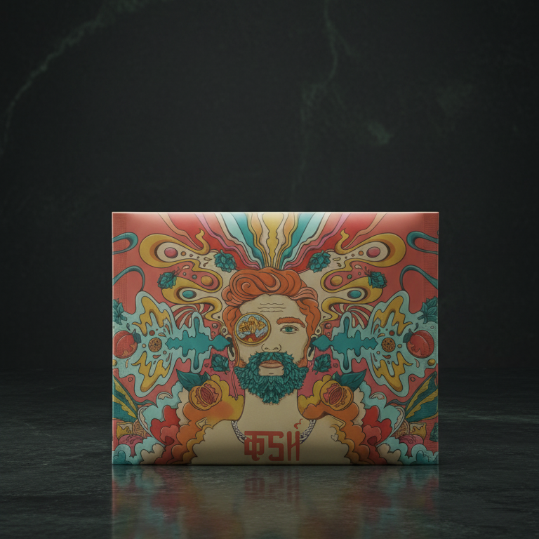 Sadhu Haze herbal blend 20g resealable pouch TBBC tobacco free nicotine free smoking mix packaging photo, herbal mix instant delivery near me smoothmix