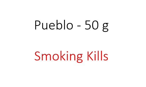 pueblo 50g tobacco dummy image on white bg, Pueblo Premium Tobacco Substitute by TBBC – Herbal Smoking Blend, Pueblo Tobacco Substitute – 100% Natural Nicotine-Free, Pueblo Herbal Smoking Mix – Smooth Taste, Slow Burn, Pueblo Herbal Blend Packaging – TBBC