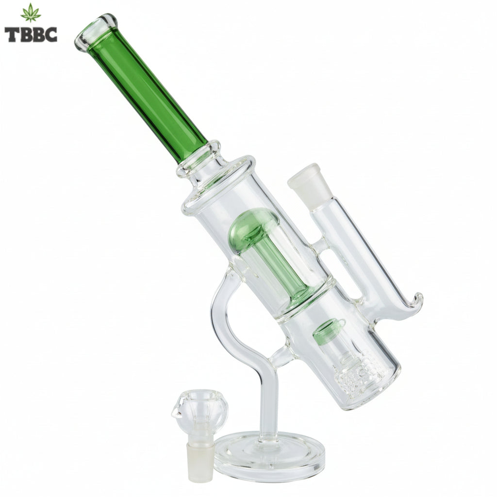 telescope bong with stand, 12 inch premium glass bong, display piece and functional smoking accessory, instant bongs delivery in delhi ncr, bongs above 5000 rupees