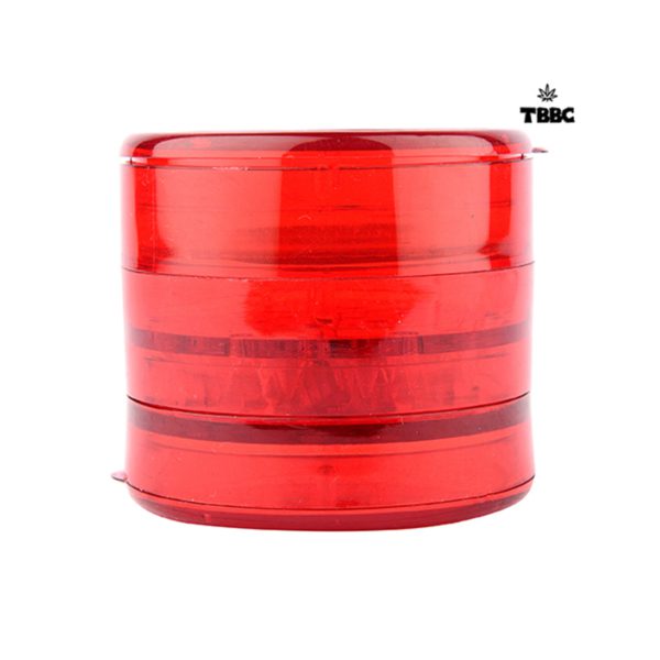 TBBC Acrylic Blood Red 4 Part Grinder 1