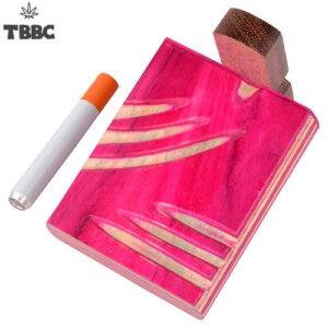 Wooden Scales Pink – Dugout w one hitter – 3 inch