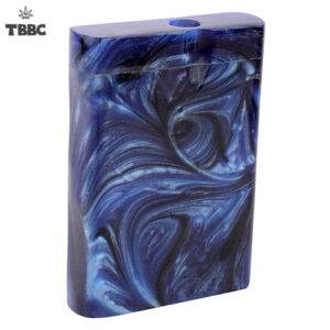 Blue Resin - Dugout w one hitter - 3 inch